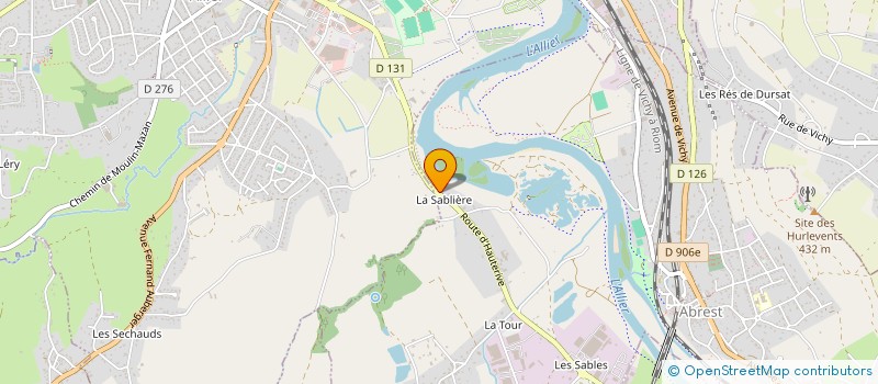 localisation de l'entreprise MONSIEUR ELIE BRAC  BELLERIVE SUR ALLIER