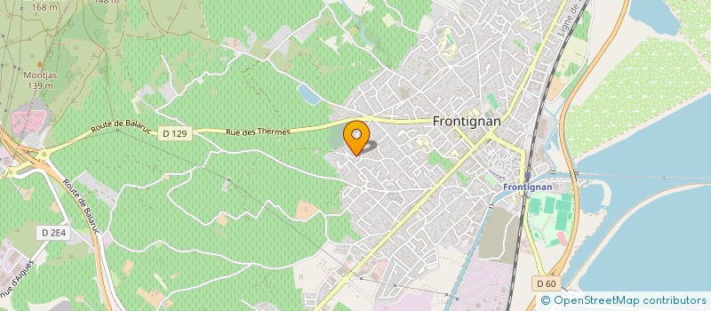 localisation de l'entreprise MONSIEUR ELIE BRIGLIOZZI à FRONTIGNAN