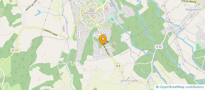 localisation de l'entreprise MONSIEUR ELIE BUCHMANN  MOURENX