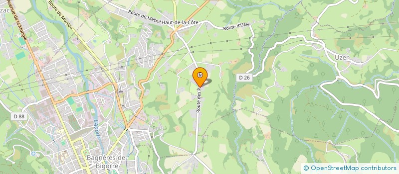 localisation de l'entreprise MONSIEUR ELIE CARRERE  BAGNERES-DE-BIGORRE