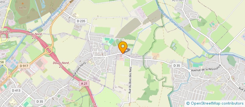 localisation de l'entreprise MONSIEUR ELIE CARUYER  DOUAI