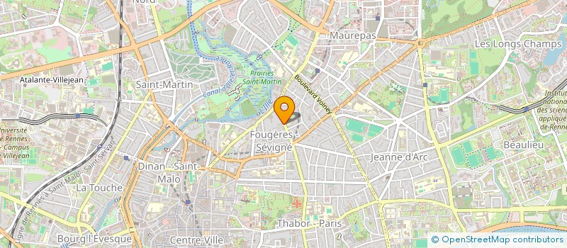 localisation de l'entreprise MONSIEUR ELIE CASTANG  RENNES