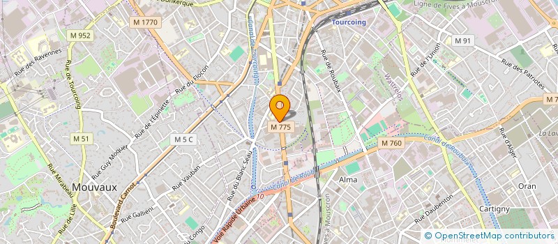 localisation de l'entreprise MONSIEUR ELIE CHAHINE  TOURCOING