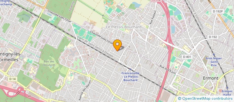 localisation de l'entreprise MONSIEUR ELIE COMUCE  FRANCONVILLE