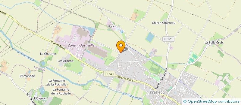 localisation de l'entreprise MONSIEUR ELIE CONTARD  PRAHECQ