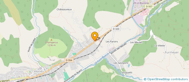 localisation de l'entreprise MONSIEUR ELIE CORNAND  VEYNES