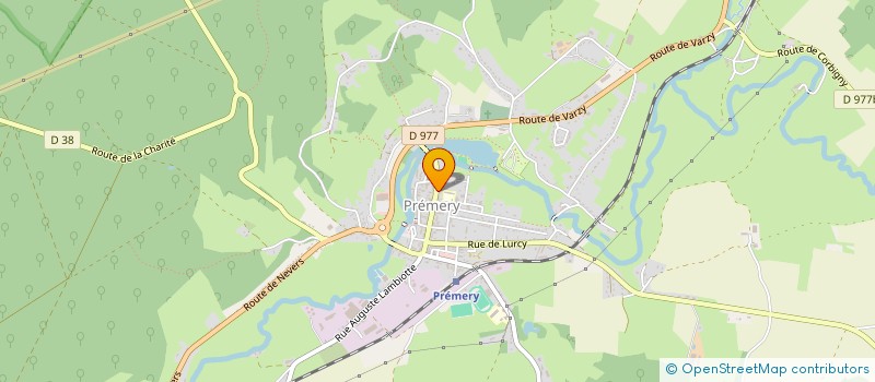 localisation de l'entreprise MONSIEUR ELIE CRESSON  PREMERY