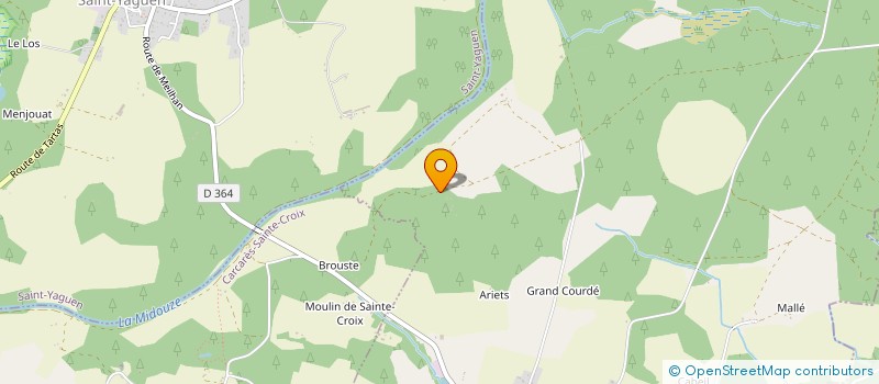 localisation de l'entreprise MONSIEUR ELIE DARRIBERE  CARCEN-PONSON