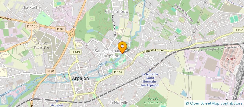 localisation de l'entreprise MONSIEUR ELIE DASSONNEVILLE à SAINT-GERMAIN-LES-ARPAJON