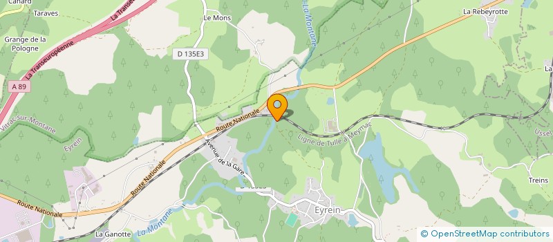 localisation de l'entreprise MONSIEUR ELIE DELMAS  EYREIN