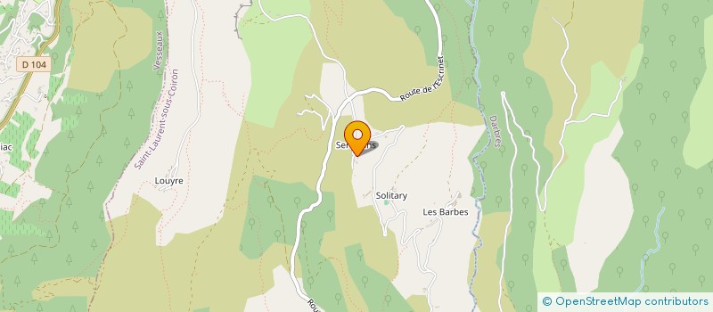 localisation de l'entreprise MONSIEUR ELIE DEMERSEMAN  SAINT-LAURENT-SOUS-COIRON