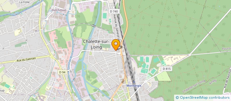 localisation de l'entreprise MONSIEUR ELIE DJOUROU à CHALETTE-SUR-LOING