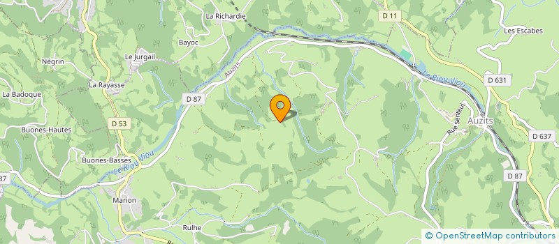 localisation de l'entreprise MONSIEUR ELIE DOUZIECH  RIGNAC