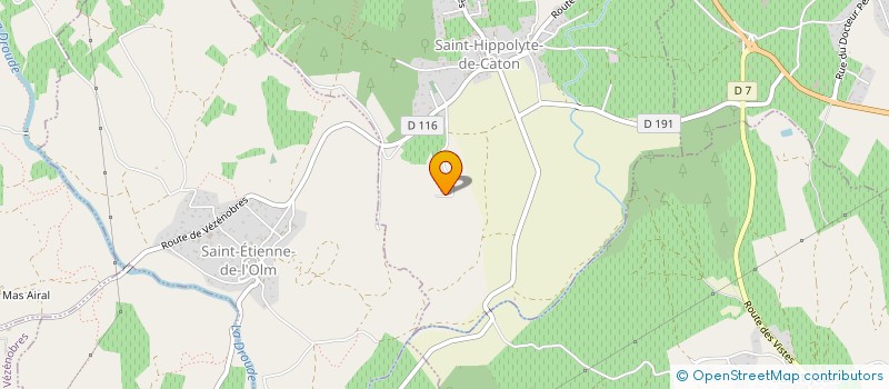 localisation de l'entreprise MONSIEUR ELIE DUFAY  SAINT-HIPPOLYTE-DE-CATON