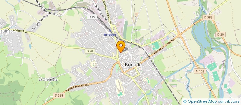 localisation de l'entreprise MONSIEUR ELIE DUMAS  BRIOUDE