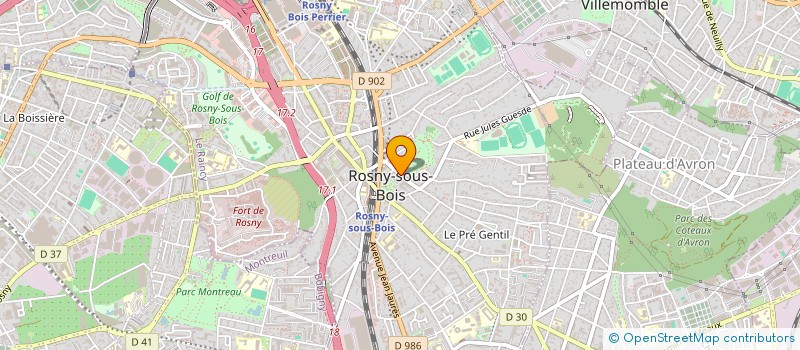 localisation de l'entreprise MONSIEUR ELIE FALCK  ROSNY-SOUS-BOIS