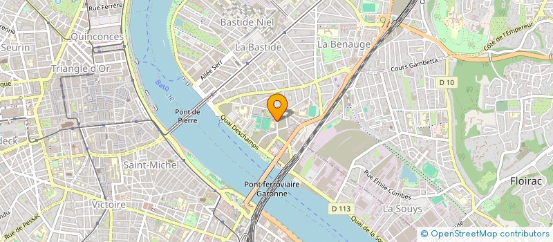 localisation de l'entreprise MONSIEUR ELIE FAVREAU  BORDEAUX