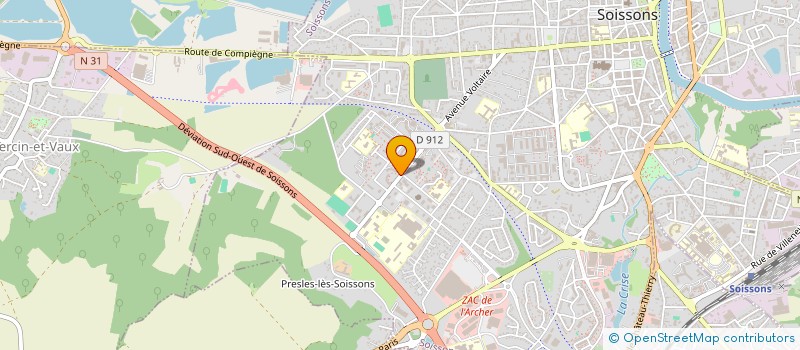localisation de l'entreprise MONSIEUR ELIE FENIANOS à SOISSONS
