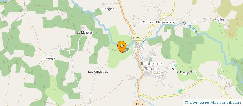 localisation de l'entreprise MONSIEUR ELIE FIELBAL  MONTS-DE-RANDON