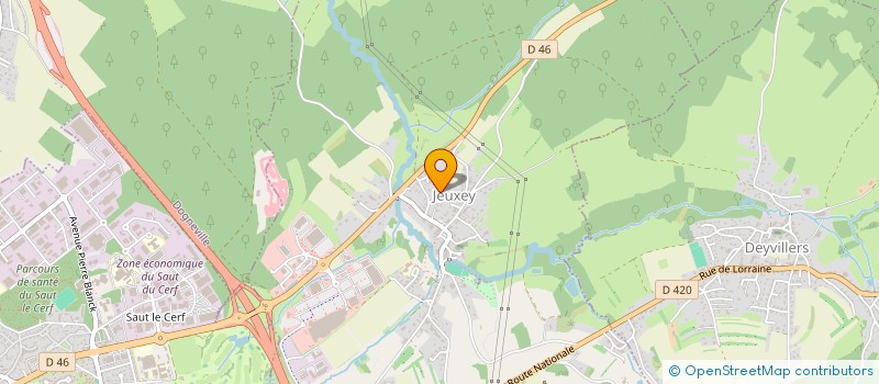 localisation de l'entreprise MONSIEUR ELIE FISSON  JEUXEY