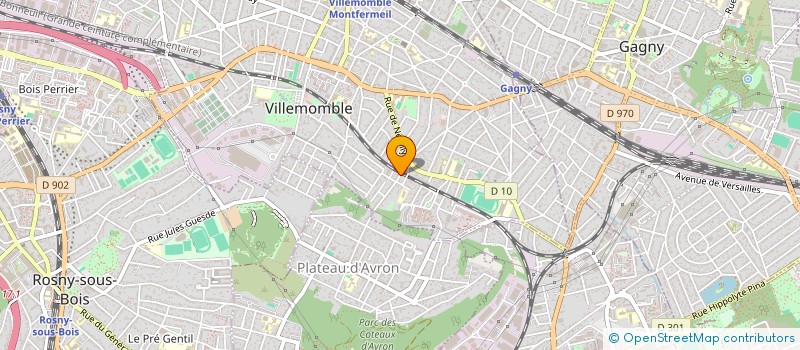 localisation de l'entreprise MONSIEUR ELIE FITOUSSI à VILLEMOMBLE