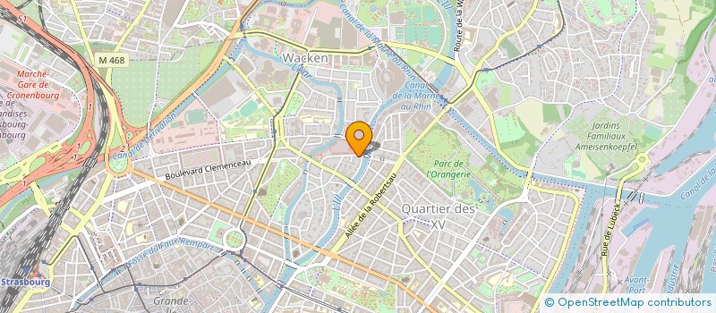 localisation de l'entreprise MONSIEUR ELIE FRAENCKEL à STRASBOURG