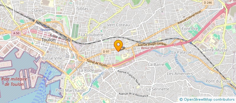 localisation de l'entreprise MONSIEUR ELIE GARNIER  TOULON