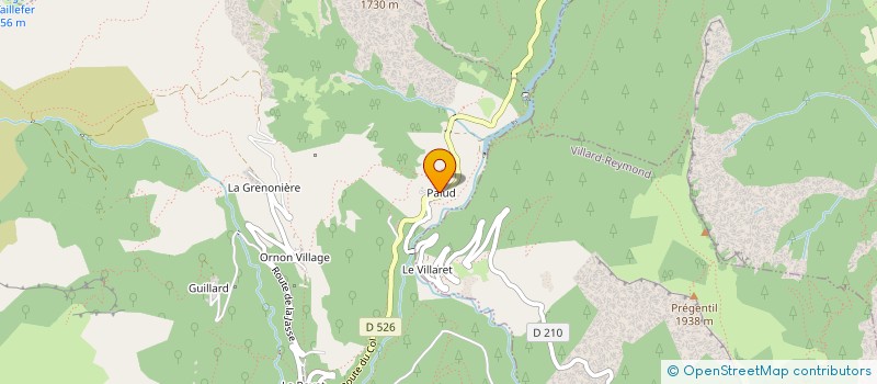 localisation de l'entreprise MONSIEUR ELIE GASDON  LES DEUX ALPES