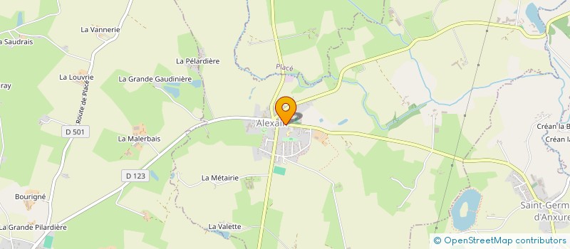 localisation de l'entreprise MONSIEUR ELIE GEORGES  ALEXAIN