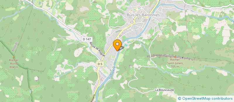 localisation de l'entreprise MONSIEUR ELIE GIRARD  BUIS-LES-BARONNIES