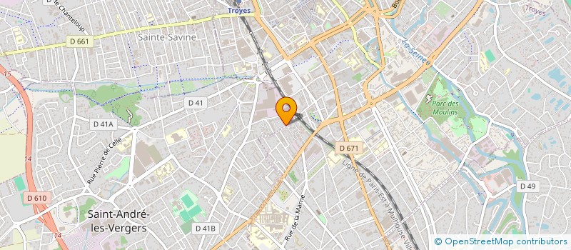 localisation de l'entreprise MONSIEUR ELIE GNIONDE  SAINT-ANDRE-LES-VERGERS