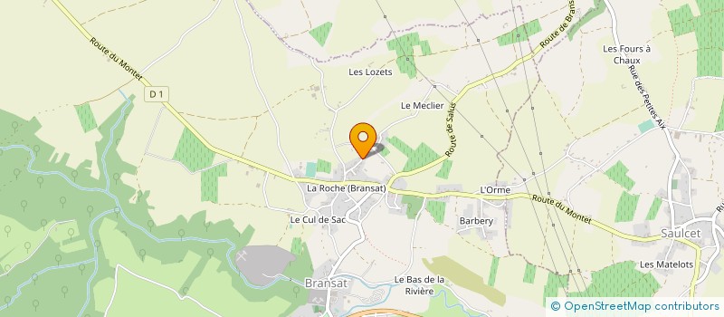 localisation de l'entreprise MONSIEUR ELIE GROSBOT à BRANSAT