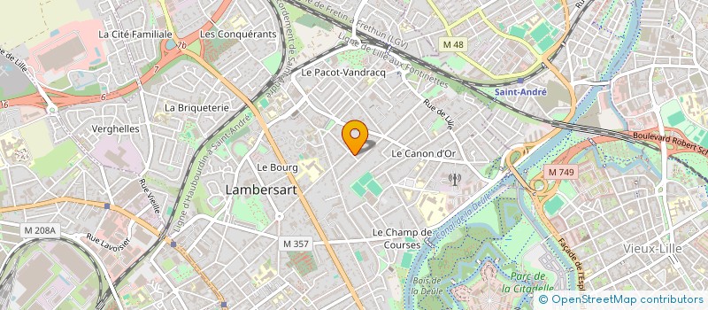 localisation de l'entreprise MONSIEUR ELIE GUEYE à LAMBERSART