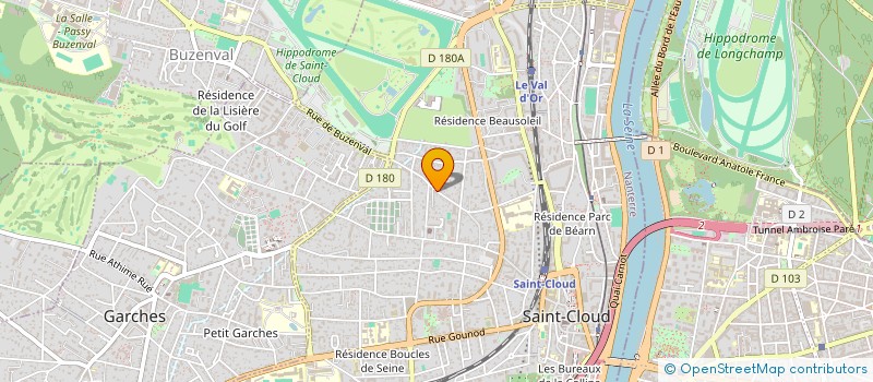 localisation de l'entreprise MONSIEUR ELIE HADDAD à SAINT-CLOUD
