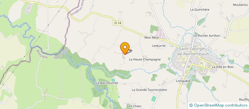 localisation de l'entreprise MONSIEUR ELIE HAMARD à SAINT-GEORGES-DE-REINTEMBAULT