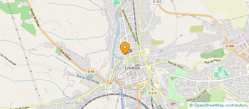 localisation de l'entreprise MONSIEUR ELIE HARROCHE  LISIEUX