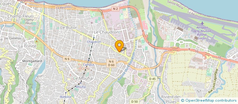 localisation de l'entreprise MONSIEUR ELIE HOARAU à SAINT-DENIS