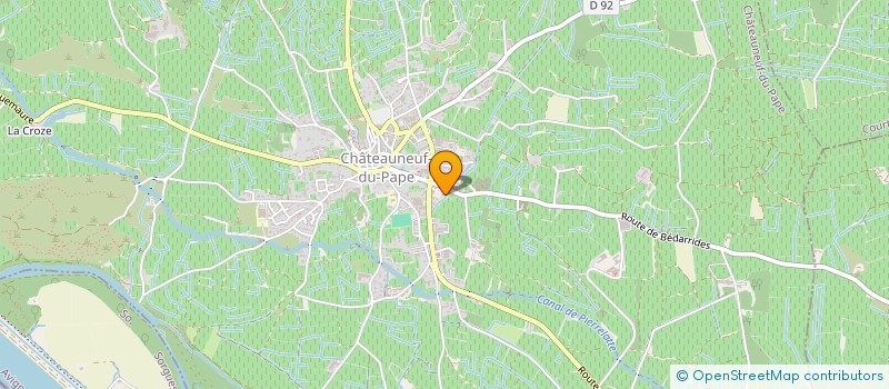 localisation de l'entreprise MONSIEUR ELIE JEUNE  CHATEAUNEUF-DU-PAPE