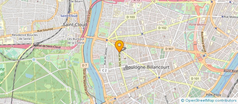 localisation de l'entreprise MONSIEUR ELIE KRIEF  BOULOGNE-BILLANCOURT