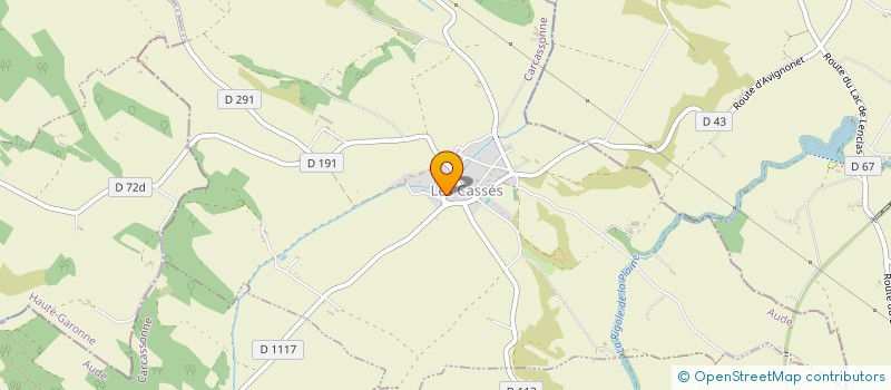 localisation de l'entreprise MONSIEUR ELIE LADJ  LES CASSES