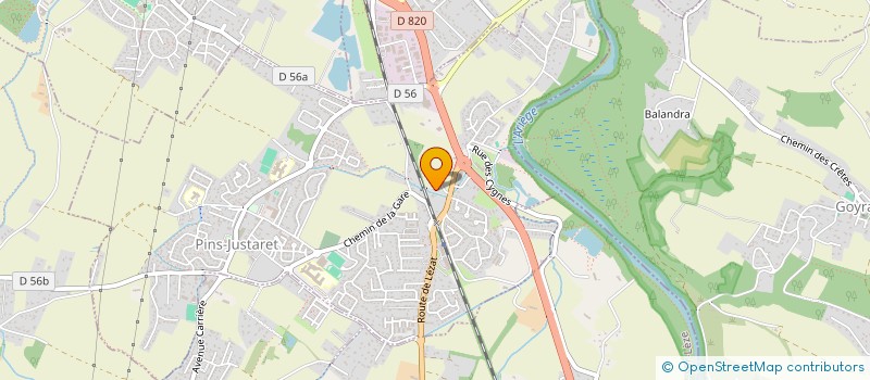 localisation de l'entreprise MONSIEUR ELIE LAFFONT  PINS-JUSTARET