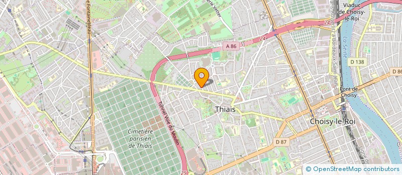 localisation de l'entreprise MONSIEUR ELIE LAFORGE  THIAIS