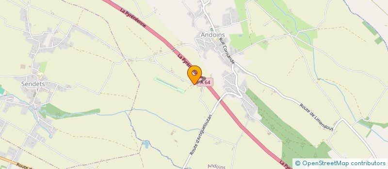 localisation de l'entreprise MONSIEUR ELIE LAHONDA  ANDOINS