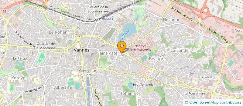 localisation de l'entreprise MONSIEUR ELIE LATINIER  VANNES