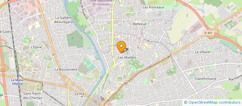 localisation de l'entreprise MONSIEUR ELIE LEBOUC à LE MANS
