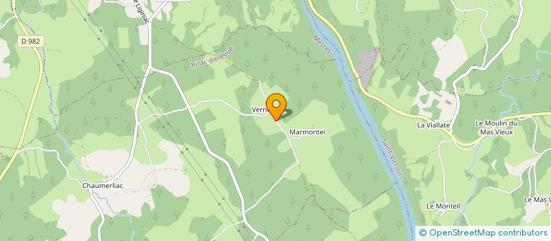 localisation de l'entreprise MONSIEUR ELIE LEBRUN  NEUVIC