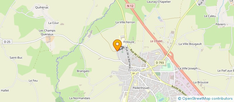 localisation de l'entreprise MONSIEUR ELIE LEFEUVRE  BROONS