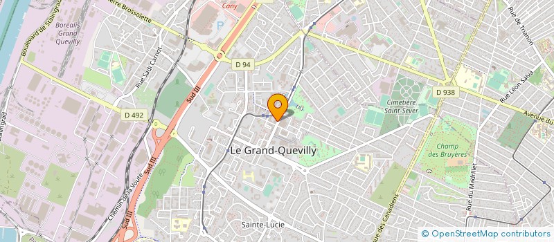 localisation de l'entreprise MONSIEUR ELIE LEGRAND à LE GRAND-QUEVILLY