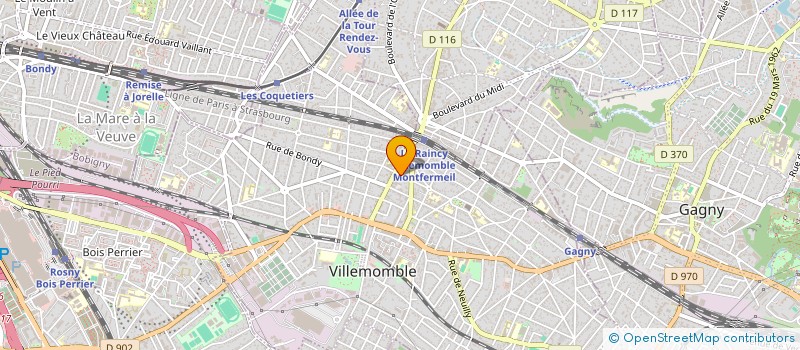 localisation de l'entreprise MONSIEUR ELIE LEVY  VILLEMOMBLE