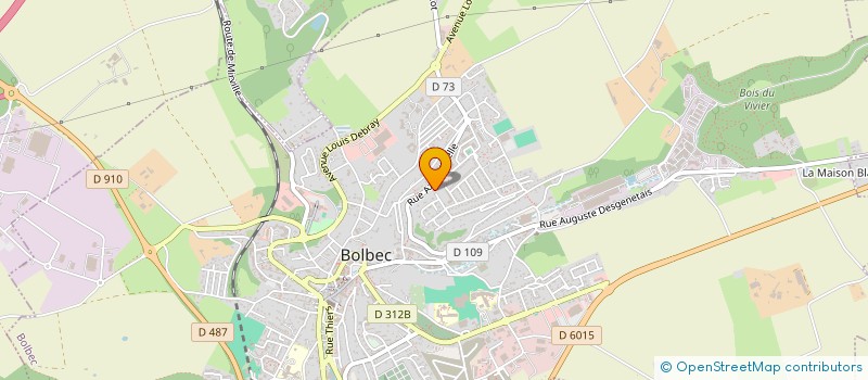 localisation de l'entreprise MONSIEUR ELIE LIAZIZ  BOLBEC